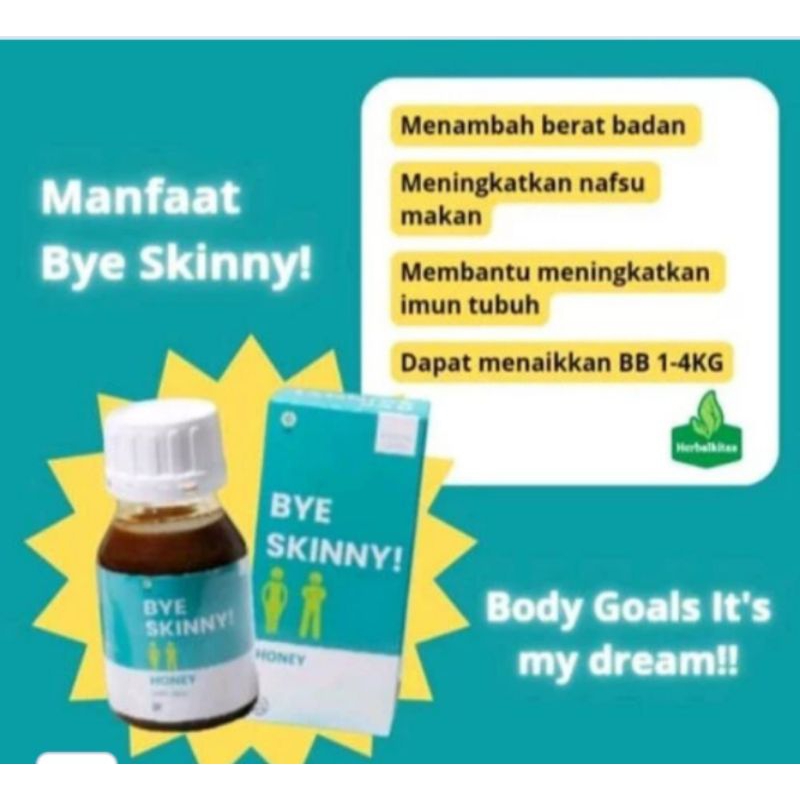 

TERUJI,!!! Obat Penambah Berat Badan Madu BS• HONEY | Bye Skinny Asli 100% Original Madu