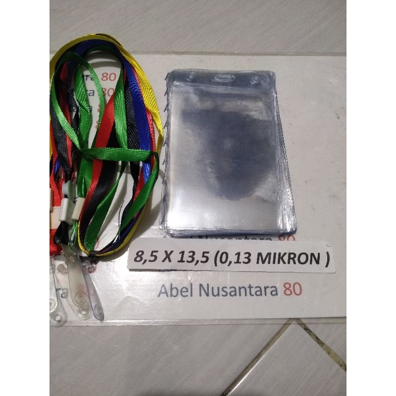 

paket tali 1cm karet+plastik panitia uk 8, 5 x 13, 5 cm isi paket 10 pcs tebal plastik 0, 13 mikron