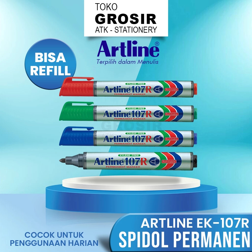 

(LIVE) Spidol Permanen Marker Artline EK-107R