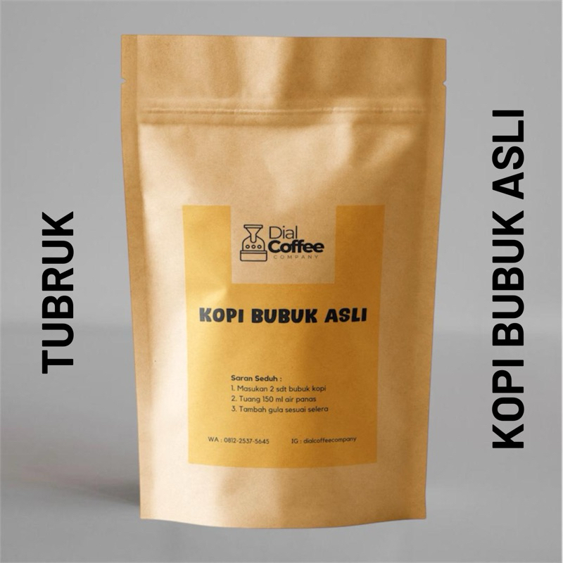 

Kopi Bubuk Asli Tanpa Campuran 100 gr Robusta