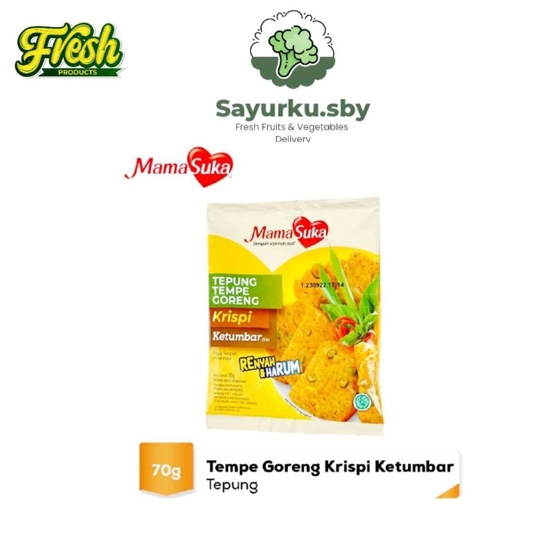 

Sayurku.sby Mama Suka Ketumbar Krispi Tempe Goreng 70g