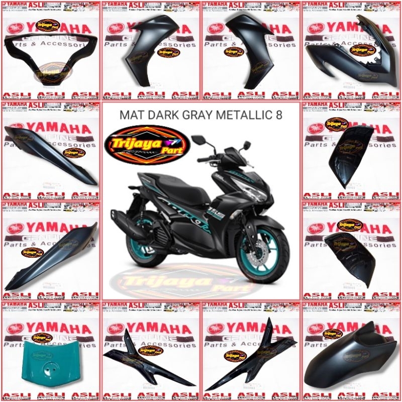 BODY BODY HALUS VARIAN HITAM DOFF halus AEROX 155 CONNECTED 155 2021-2024 ORIGINAL YAMAHA