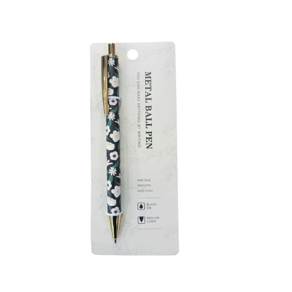 

Gramedia Batam - Kako Click Pen Flower Black White Tinta Hitam