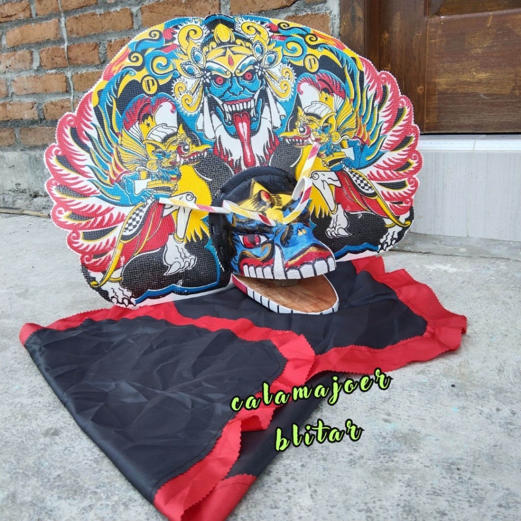 Barongan Anak Spons Jumbo Devil Premium Bonus Kemul Panjang