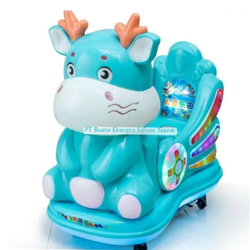 TERMURAH Cepat Balik Modal Kiddie Ride Odong Odong Koin Import HAPPY WHALE Mainan