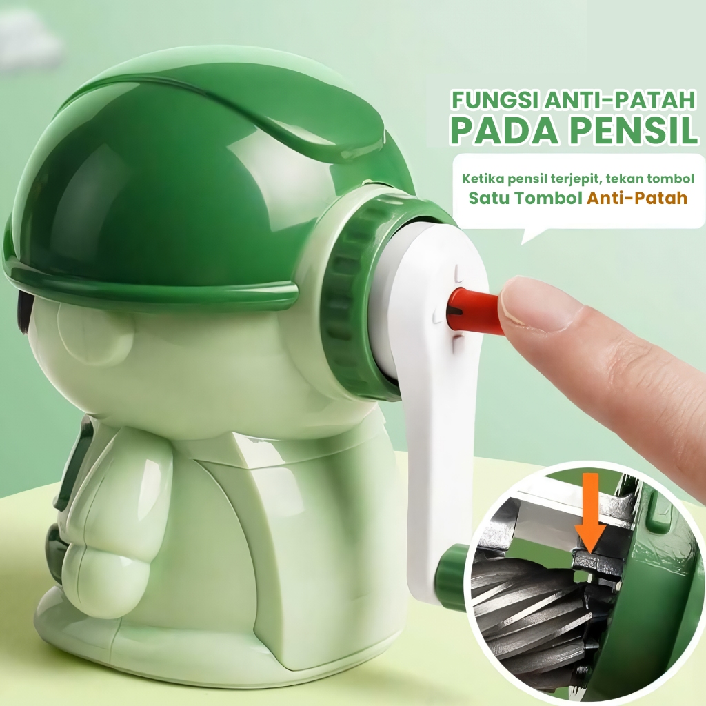 

Bobomart Sharpener Rautan Serutan Putar Dingb (Mobil, Panda, Polisi, Dll)