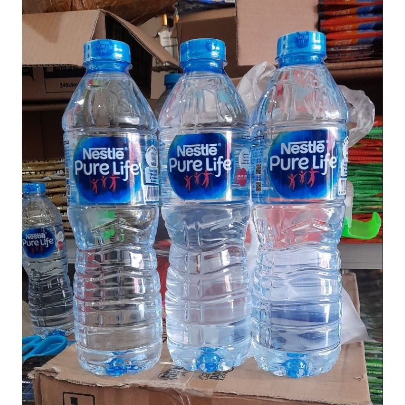 

Paket 3 Botol air mineral Nestle nestle purelife 600ml