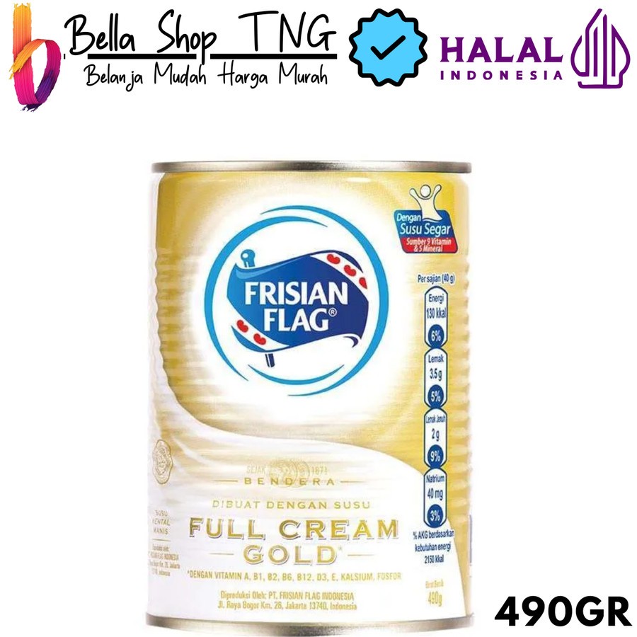 

Frisian Flag gold susu kental manis kaleng 490gr