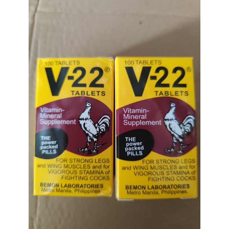 V-22 Vitamin and minerals ayam piliphins/ayam bangkok V22 BEMON 50butir
