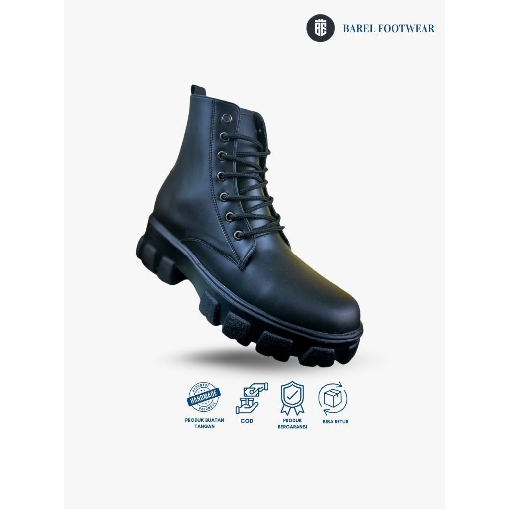 Barel ryu - sepatu boot docmart wanita sepatu dokmar loafers boot wanita produk handmade cibaduyut b