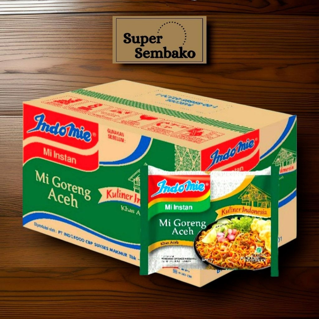 

INDOMIE GORENG ACEH 1 DUS ISI 40 BUNGKUS