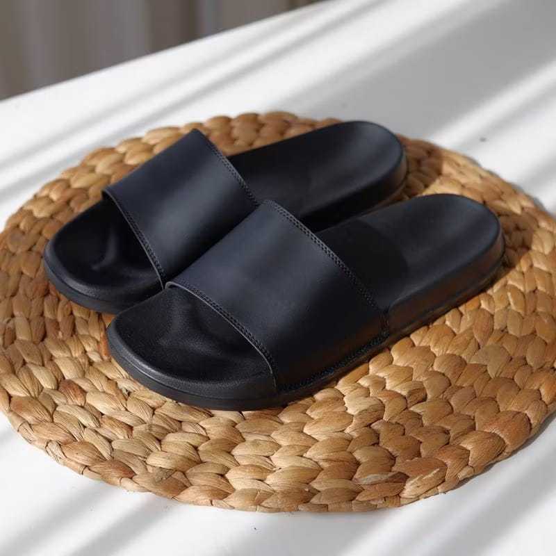 Sandal Pria Polos Sandal Slide Pria Sendal Polos Cowok Slipon Sendal Selop Cowok LT 11