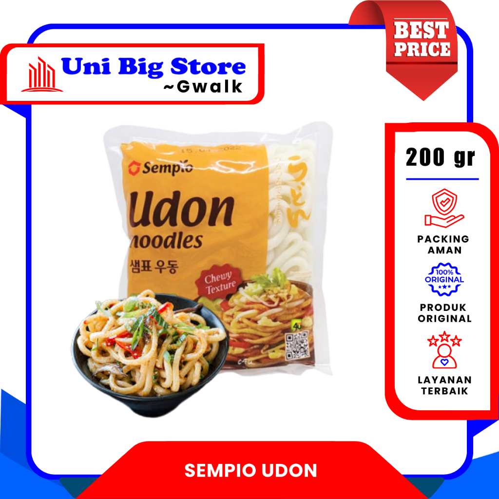 

SEMPIO FRESH UDON NOODLE - 200 gr
