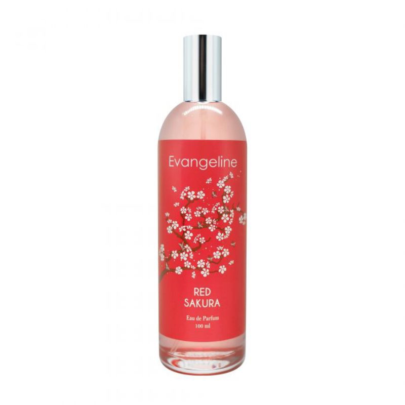Evangeline Sakura Eau De Parfum Red Sakura Parfum Wanita 100ml