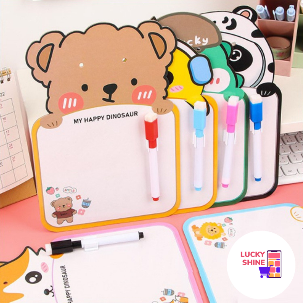 

LS PAPAN TULIS ANAK KARAKTER LUCU / PAPAN TULIS MINI ANAK / PAPAN TULIS ANAK + SPIDOL DAN BISA DI HAPUS