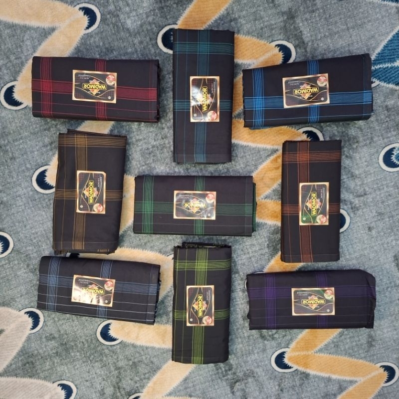 SARUNG WADIMOR MOTIF KOTAK KOTAK GROSIR ISI 20 SEKARDUS / SARUNG WADIMOR GROSIR MURAH / SARUNG MURAH