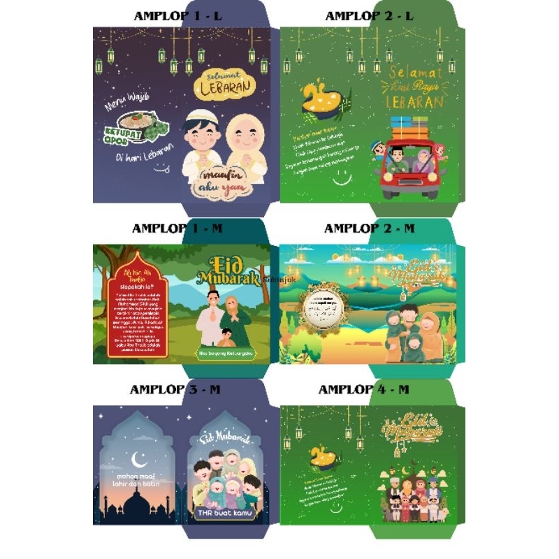 

AMPLOP LEBARAN 2025 / EID MUBARAK IDUL FITRI LEBARAN RAMADHAN ANGPAO LEBARAN MURAH / AMPLOP LUCU (ISI 10) by AYUNINGTYAS21