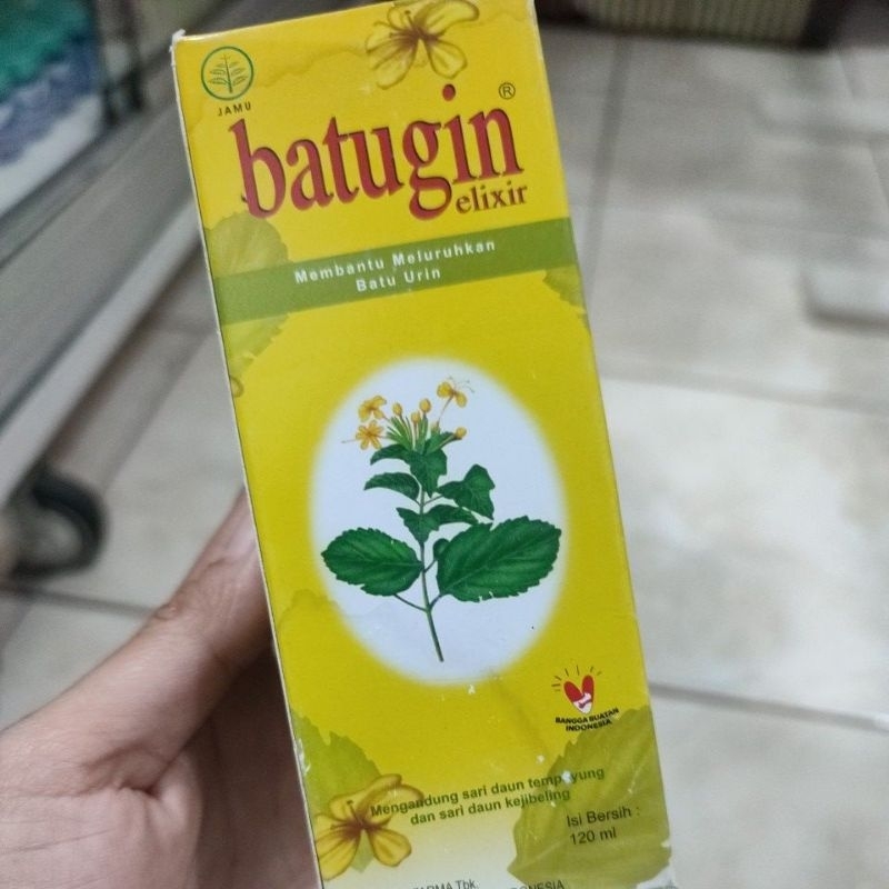 Batugin Elixir sirup 120ml batu urin ginjal