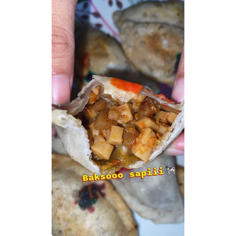 

cireng isi bakso pedas