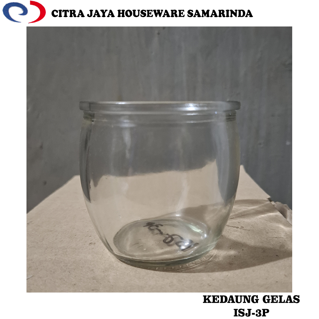 Gelas Kaca Kecil KEDAUNG ISJ-3P (PERKOTAK ISI 6 PCS)