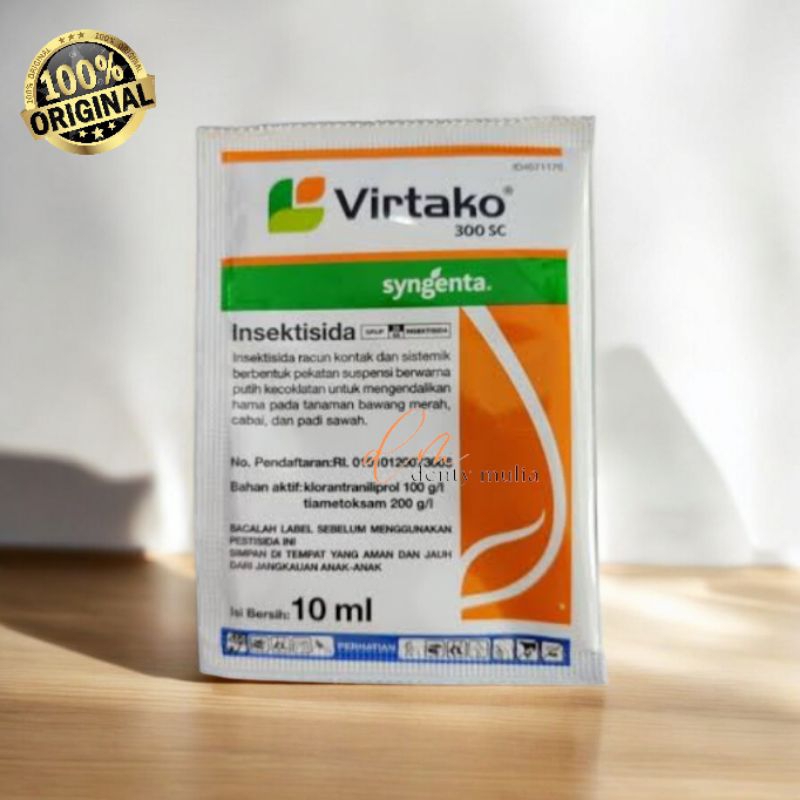VIRTAKO 300 SC 10ml insektisida sistemik pengendali hama penggerek batang, sundep
