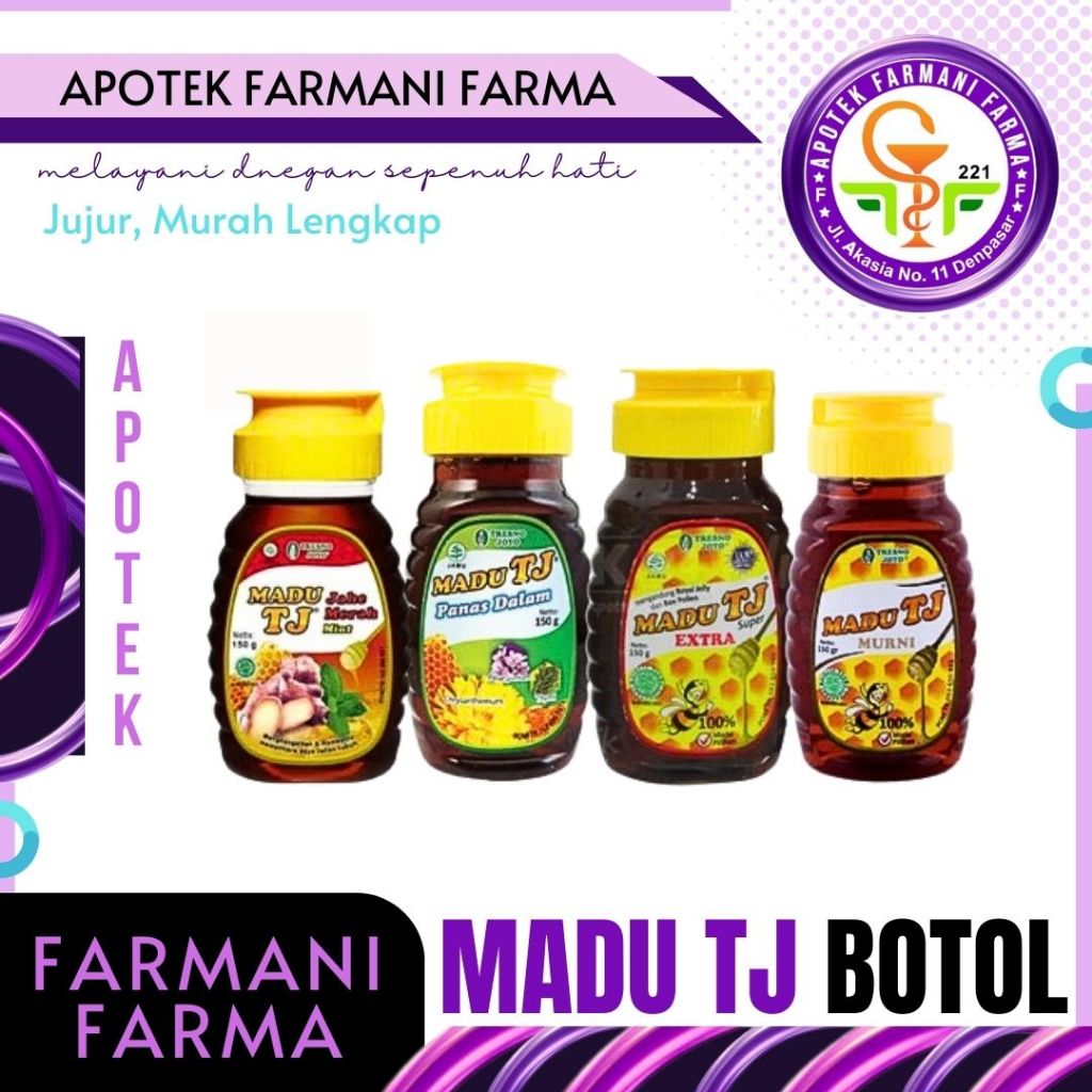 

MADU TJ / 150 GR / 250 GR / MADU TJ EXTRA / MADU TJ MURNI / MADU BOTOL