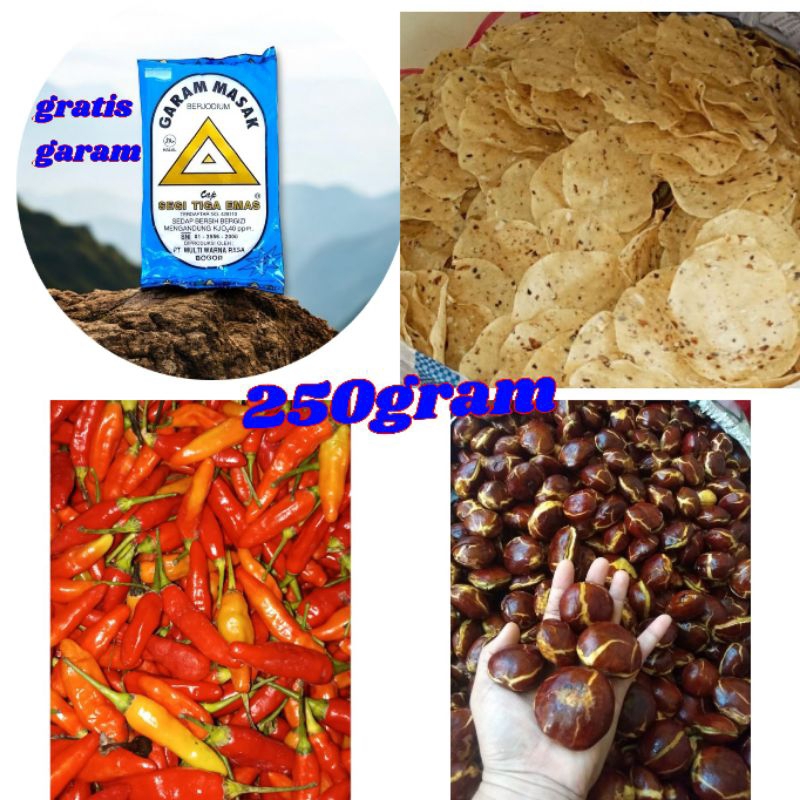 

paket jengkol 3in1 250gram/ paket emping jengkol 3in1 / paket hemat dan murah