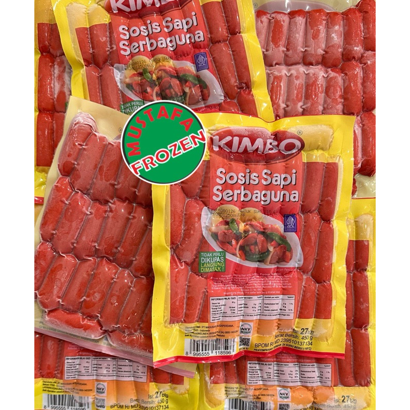 

Kimbo Cocktail Sapi Sosis serbaguna 450gr