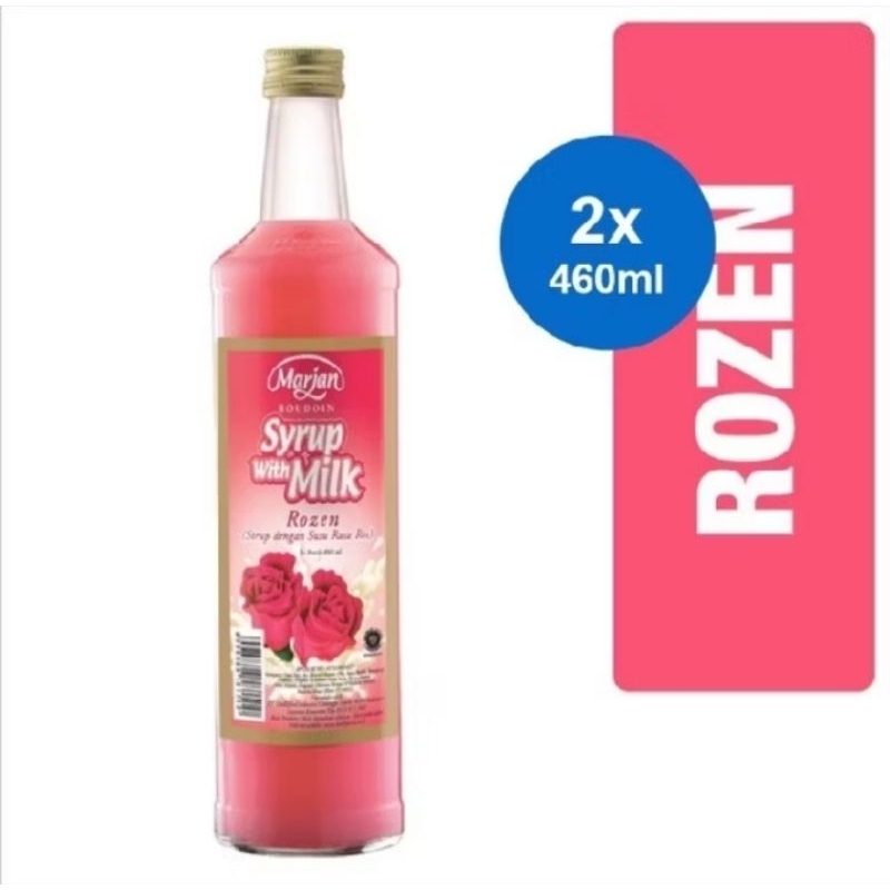 

Marjan Boudoin Sirup Milk Rose 460 ML x 2