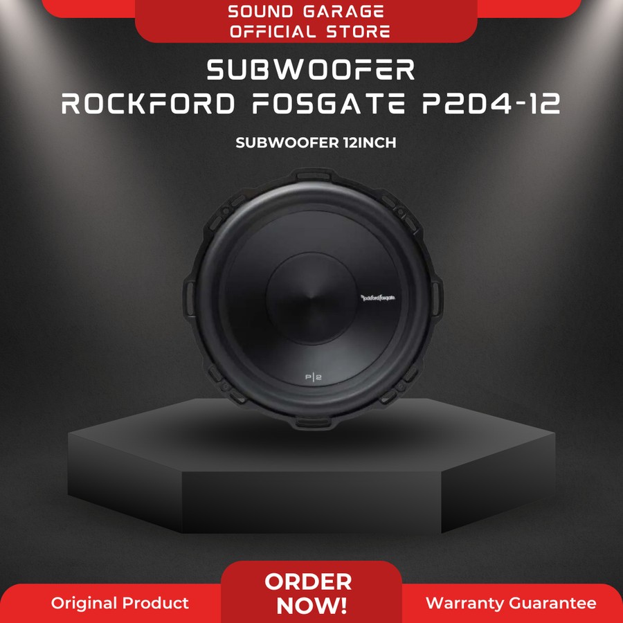 ROCKFORD FOSGATE PUNCH P2 4-OHM DVC SUBWOOFER 12INCH P2D4-12