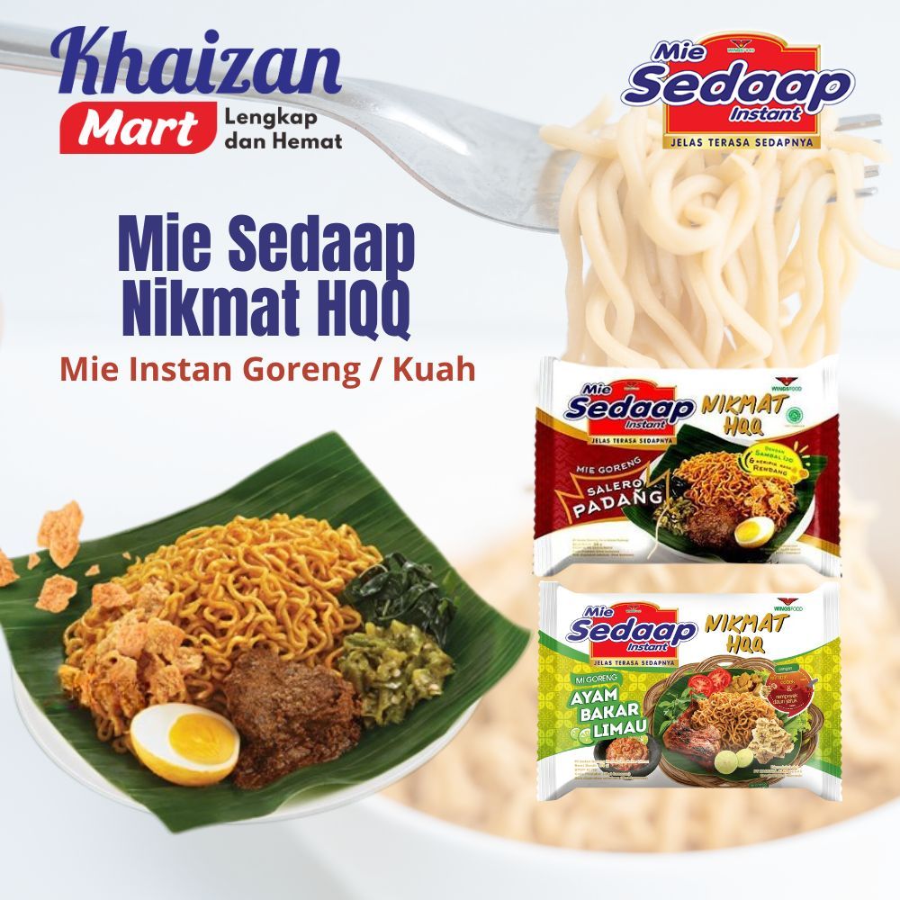 

MIE SEDAAP | Mie Instan Goreng / Kuah | Isi 5 Pcs