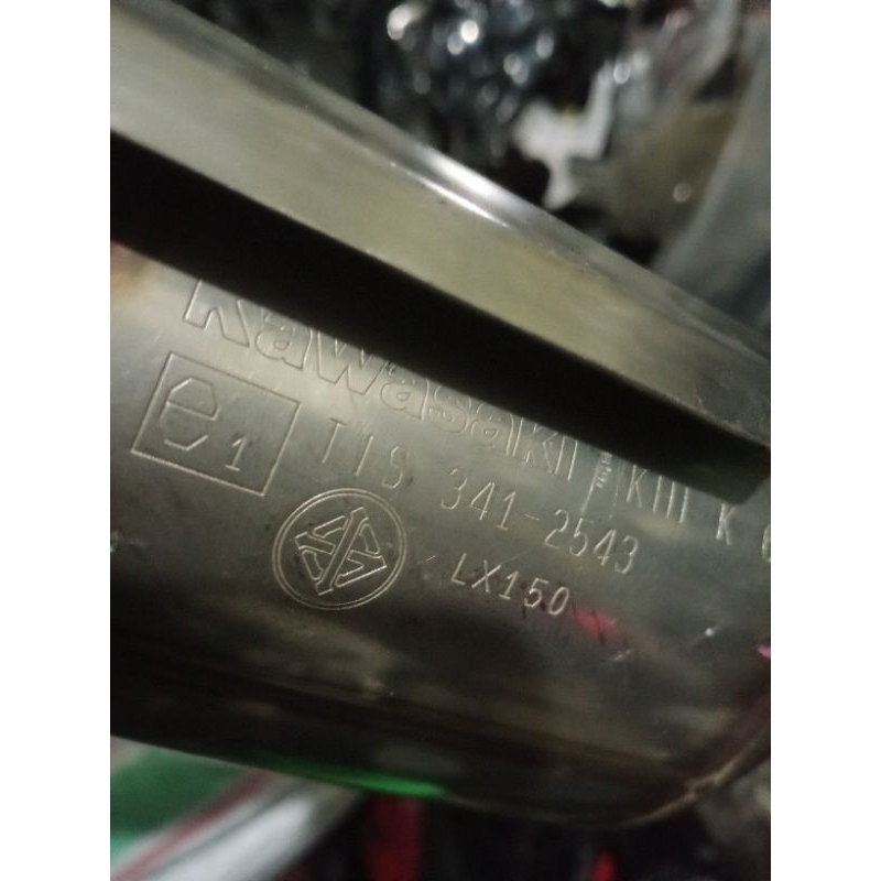 Knalpot Kenalpot Kawasaki Klx 150 L Original Knalpot Standar Klx 150 L Termurah Langka