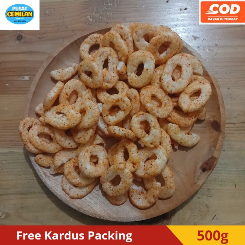 

Snack Kiloan | Kerupuk Setan | Snack Koin | Makanan ringan | Murah Enak Gurih Pedes Krispi Crispy | Camilan Cemilan Kerupuk Setan | Snack Koin premium original | Renyah Isi 500 gram.