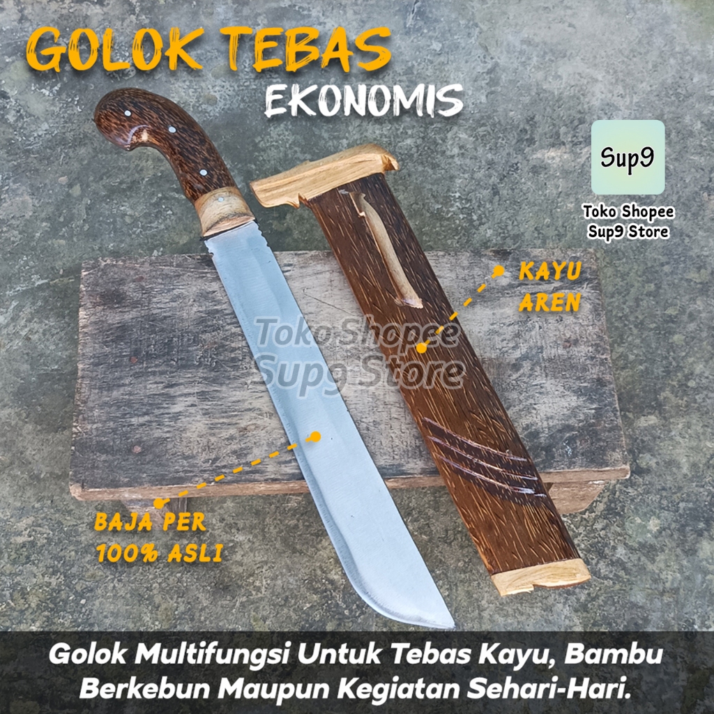 Golok Sedang Berkebun Fulltang Aren