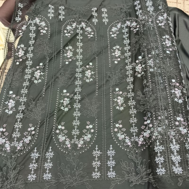 kain TILE BORDIR / TILE RAYA KOTAK || harga per setengah mtr