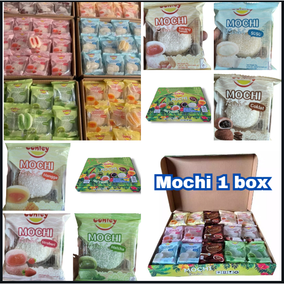 

Mochi Viral Conley - Aneka Rasa Lembut, Kenyal, dan Lezat dalam 1 Box Isi 30 pcs Paket Hempers Lebaran