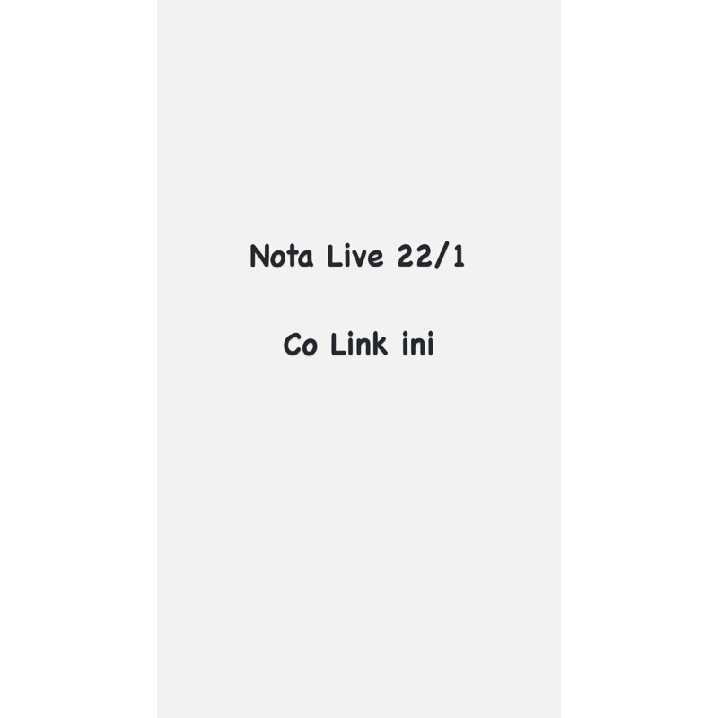 

Link Nota Live Hampers CNY