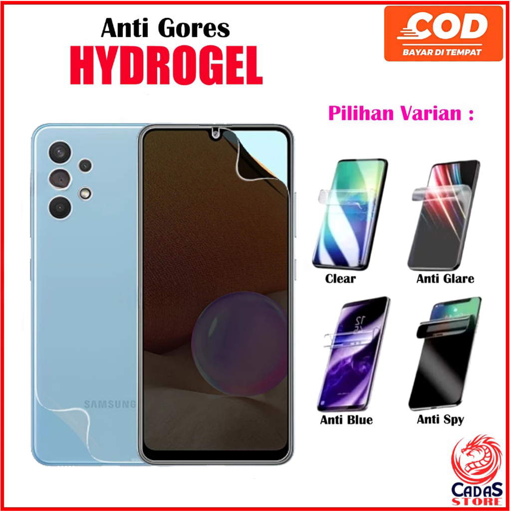 Anti Gores HYDROGEL to SAMSUNG A22 4G / A22 5G Screen Protector Jelly Glare Spy Blue Clear