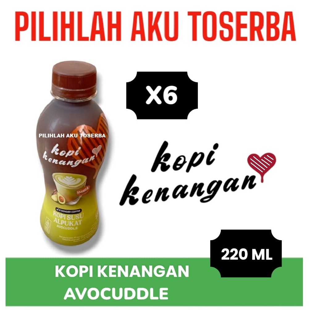 

KOPI KENANGAN AVOCUDDLE AVOCADO 220 ml - ( HARGA 6 botol )