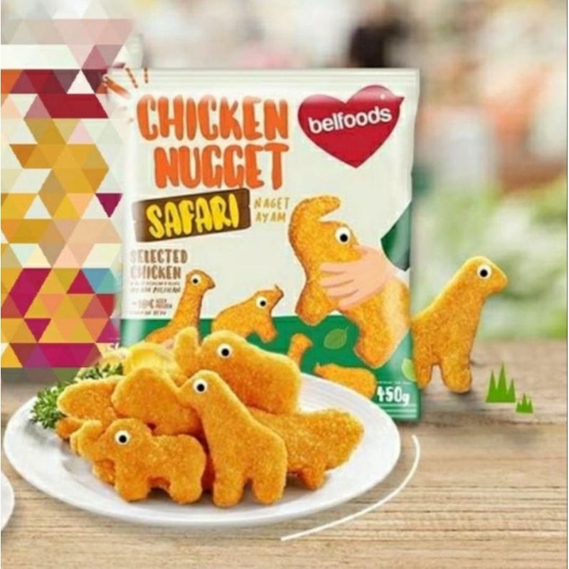 

NUGGET BELFOODS SAFARI 450gr