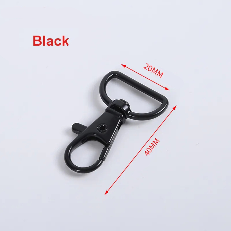 

Cantelan Kaitan Hook Besi Warna HITAM Gantungan Tali ID Card Uk. 2 cm