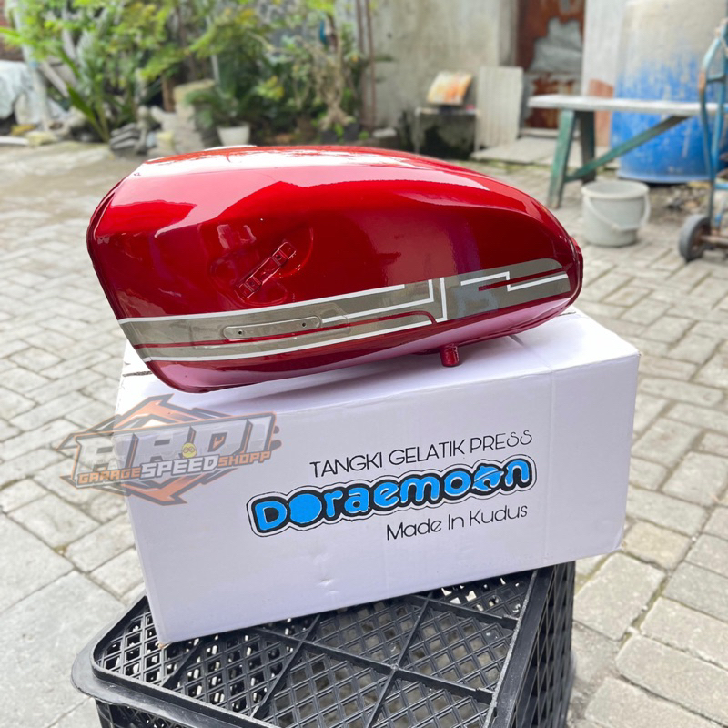 Tangki Doraemon Glatik Tangki Cb 100 Merah Sirip