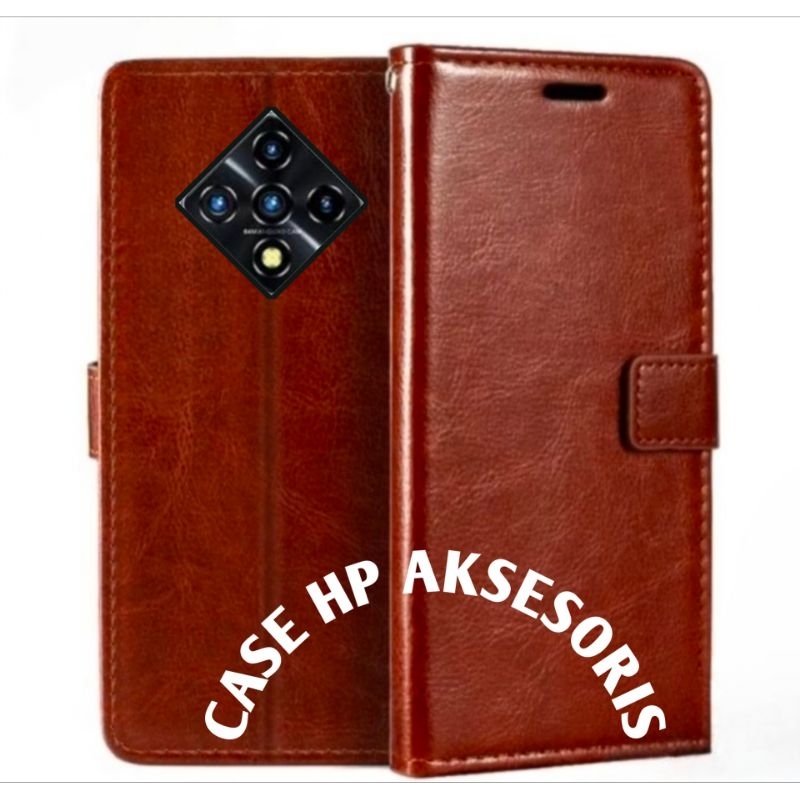 CASE INFINIX ZERO 8/INFINIX X687 FLIP COVER WALLET SARUNG HP CASING DOMPET LEATHER CASE HP/CASING HP