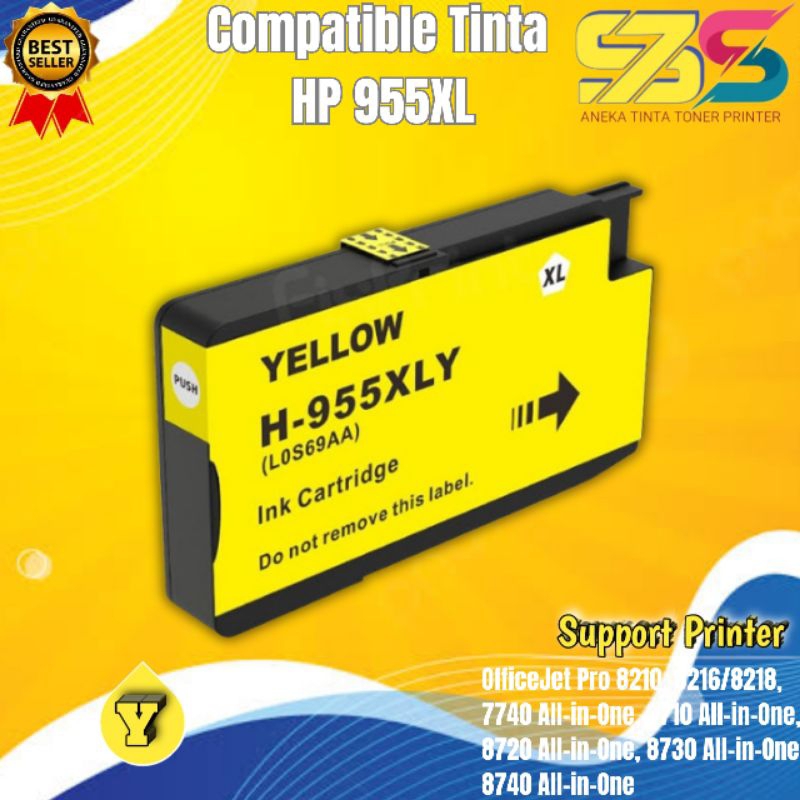 Tinta Catridge Compatible 955XL Yellow