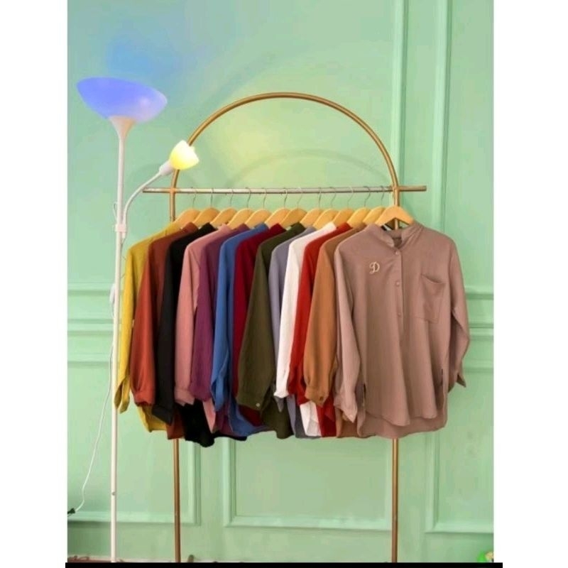 KEMEJA BLOUSE WANITA CRINKLE AIRFLOW//BLOUSE CRINKLE WANITA