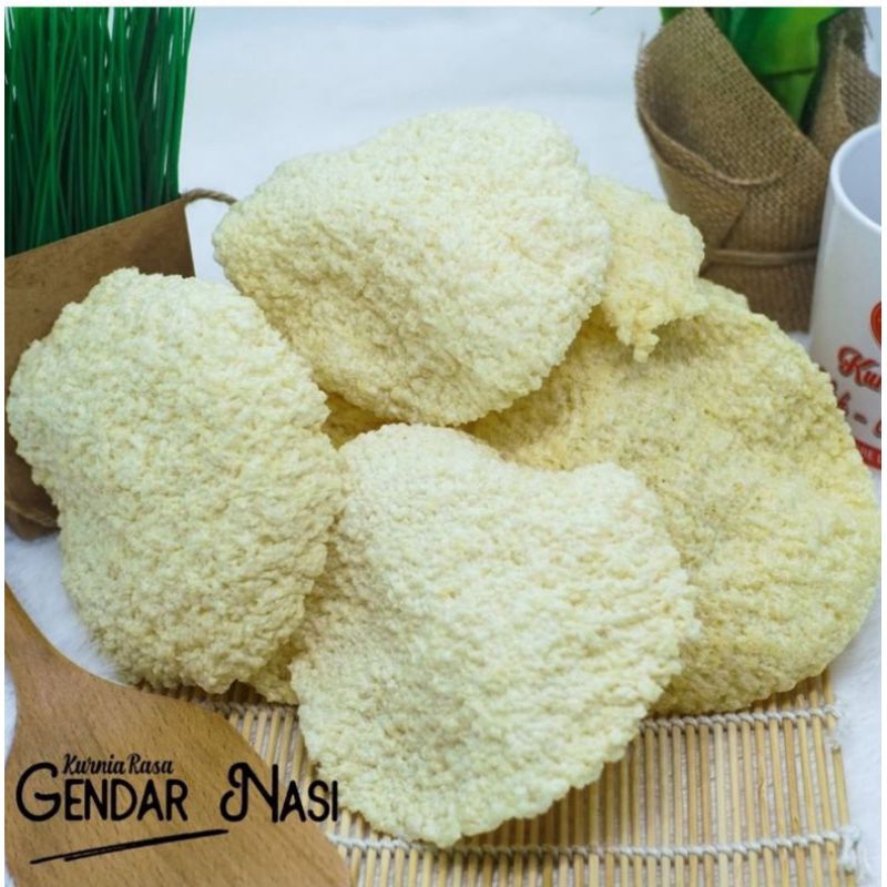 

Kerupuk Gendar/Kerupuk nasi/kerupuk karak Mentah siap goreng Super renyah