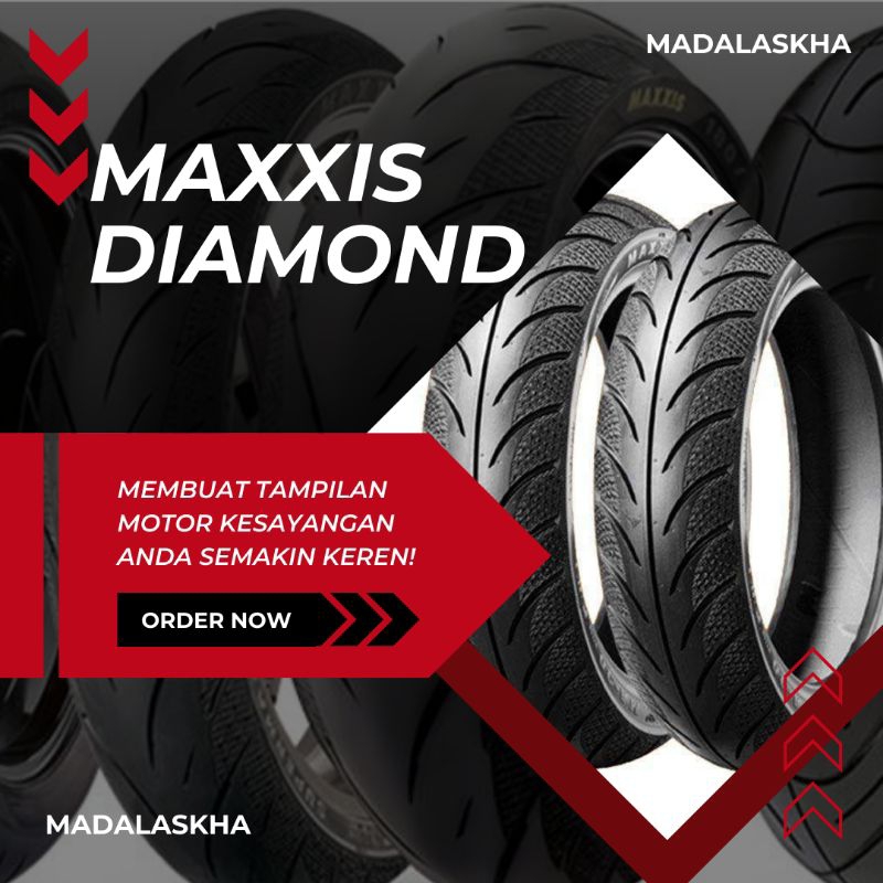 SEPASANG BAN MAXXIS DIAMOND RING 14 // BAN MOTOR MATIC