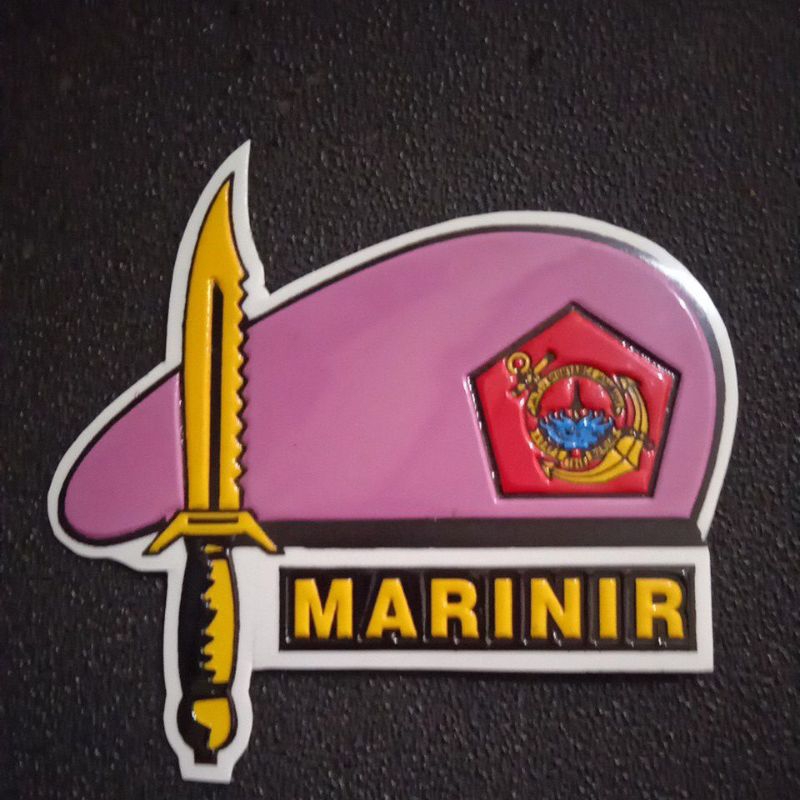 

Stiker embos Marinir Baret