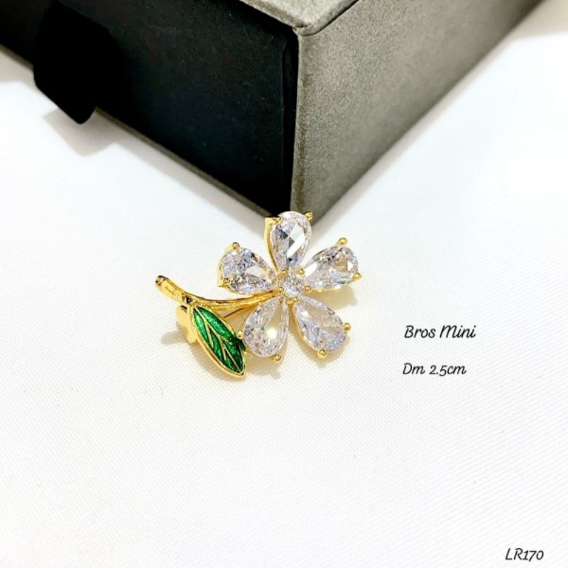 Bros import Brooch Branded Band Mata untuk hiasan baju di dada kualitas Import Peniti Baju Import Br