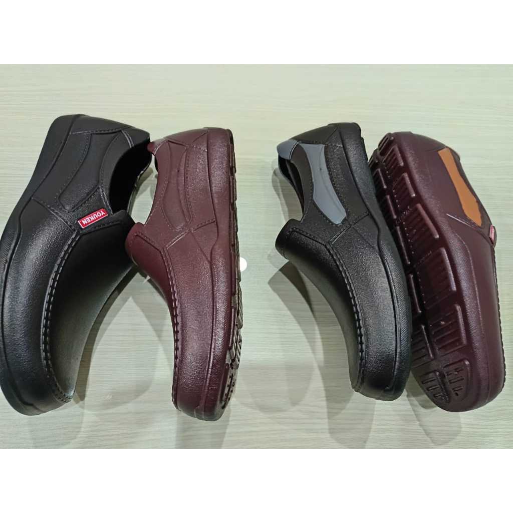 kualitas super youken hoki 143 sandal slop bustong mules pria sendal selop slip on slide baim karet